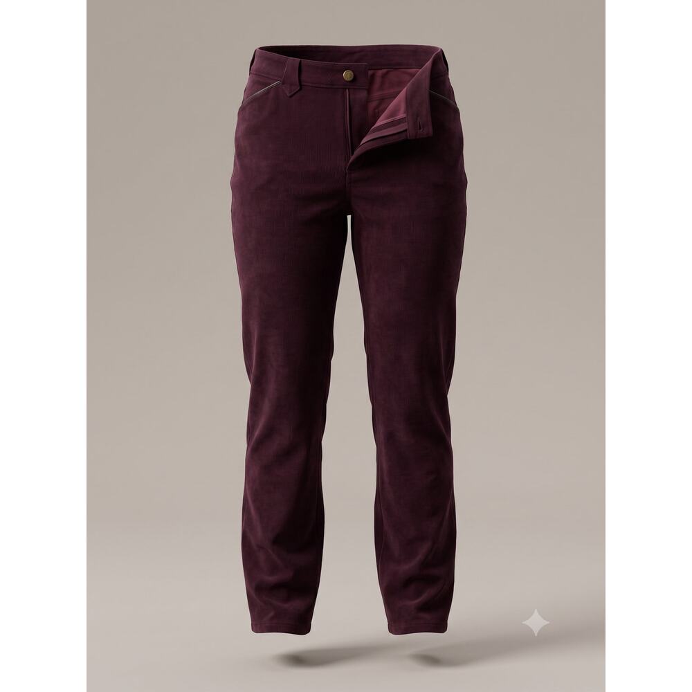Lauren Ralph Lauren Womens 10 Dark Academia Old Money Y2K Suede Straight Pants